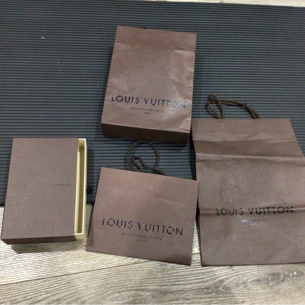 Louis Vuitton Brown Gift Bags and Gift Box Collection